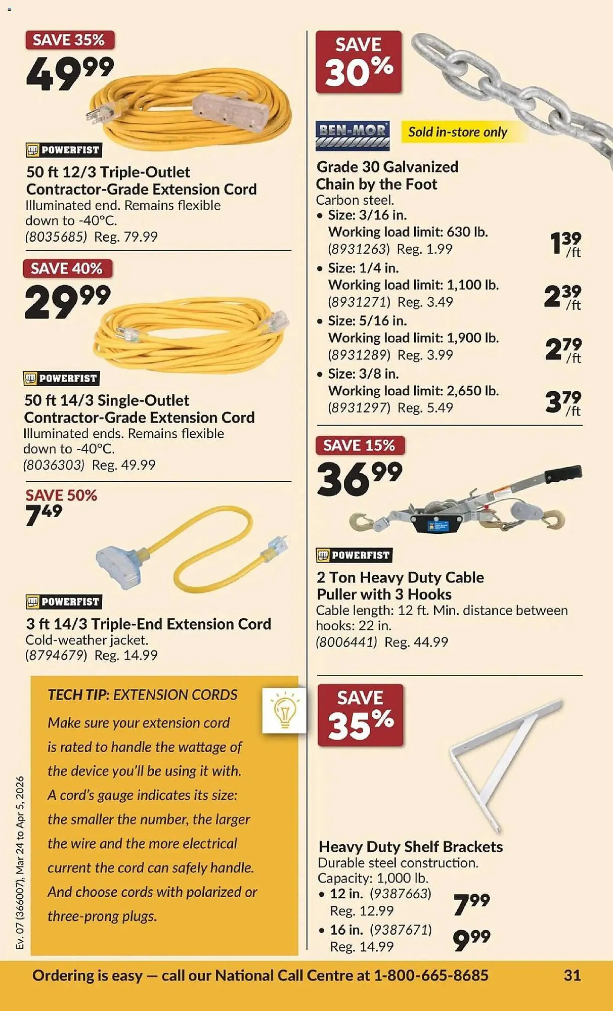 Princess Auto flyer from March 24 to April 6 2026 - flyer page 39