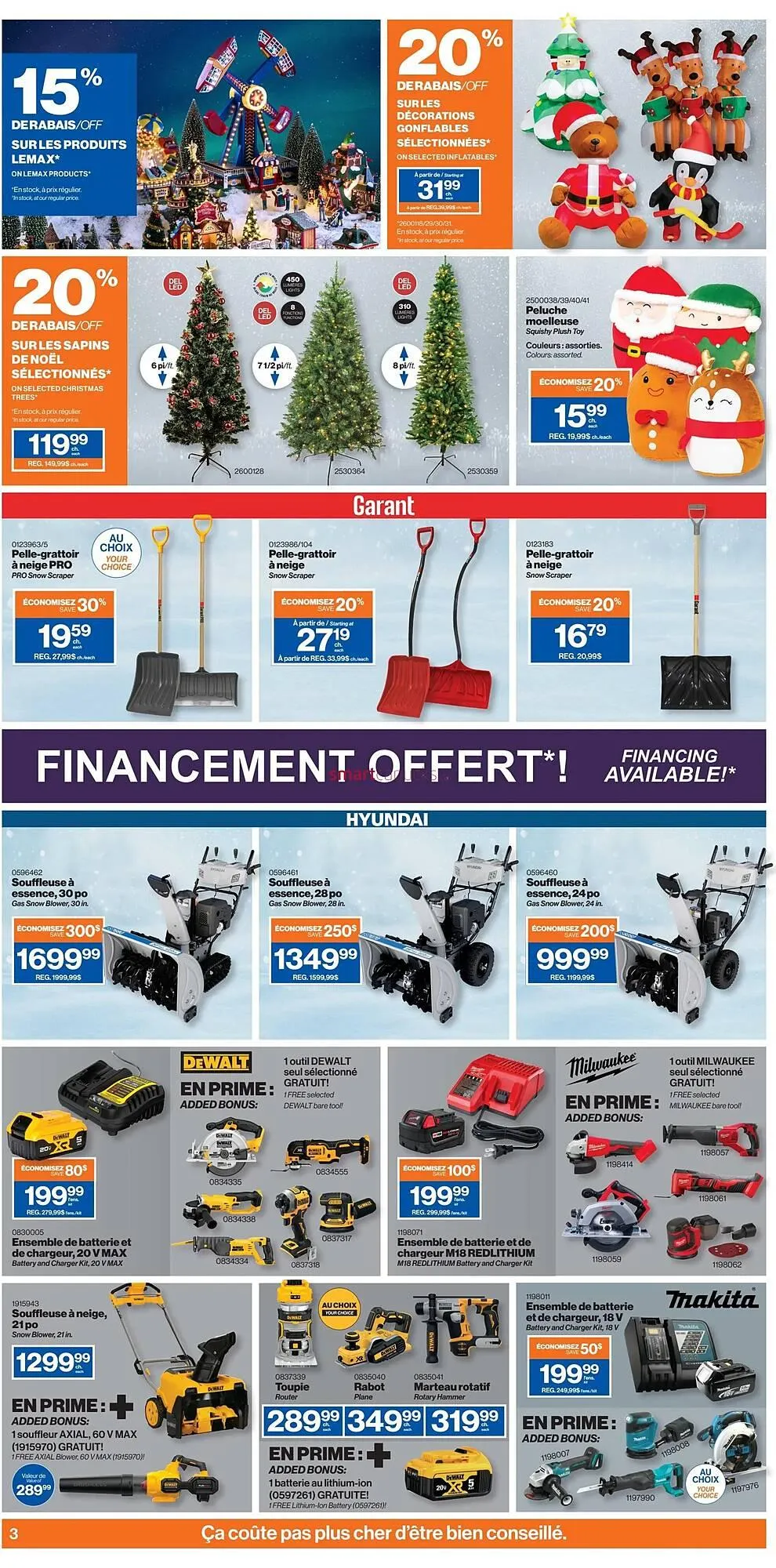 Patrick Morin flyer from November 13 to December 10 2025 - flyer page 3