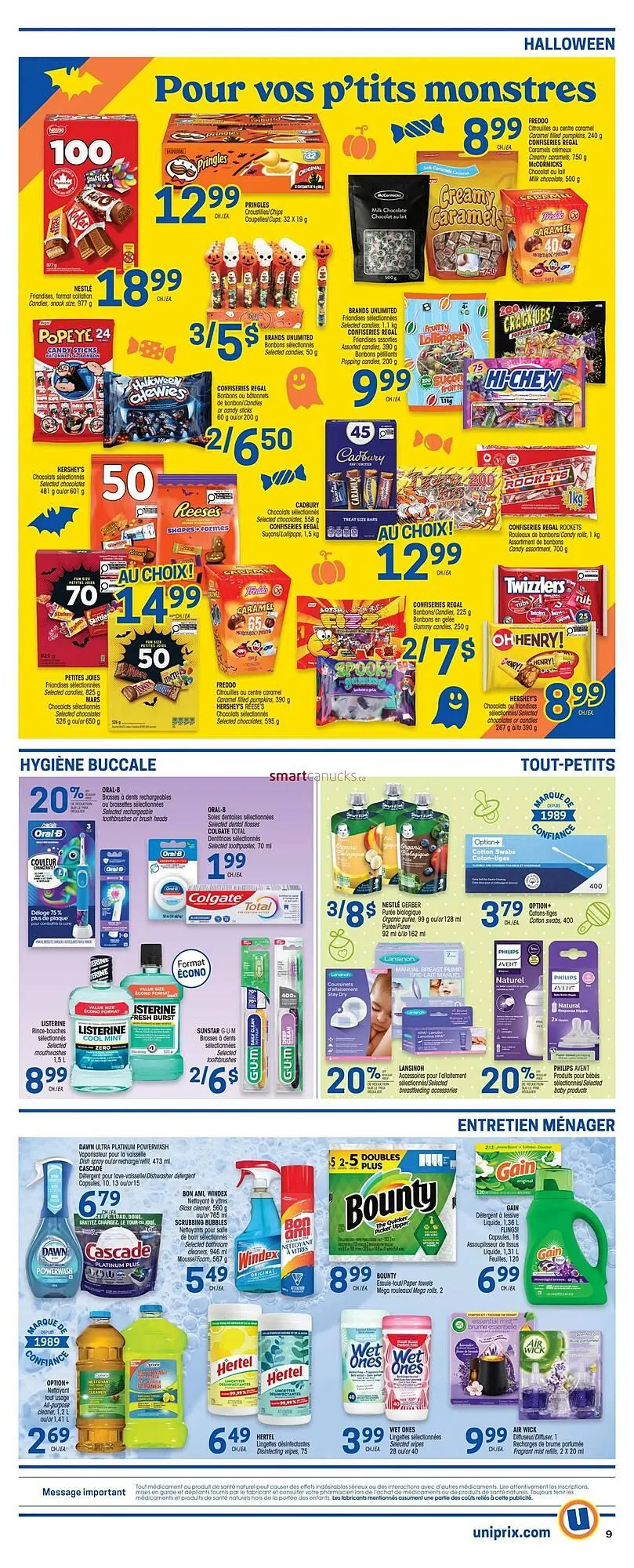 Uniprix flyer from October 9 to October 15 2025 - flyer page 7
