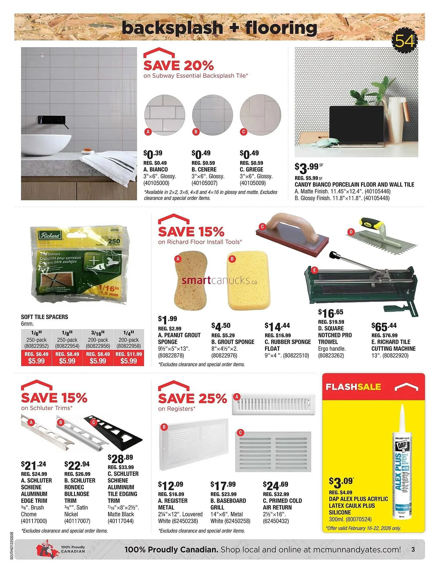 McMunn & Yates Building Supplies flyer from February 12 to February 25 2026 - flyer page 3