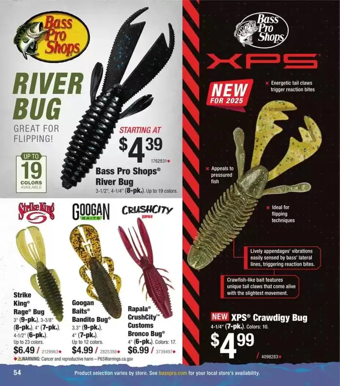 Fishing Specialist Catalog from March 5 to April 3 2025 - flyer page 55