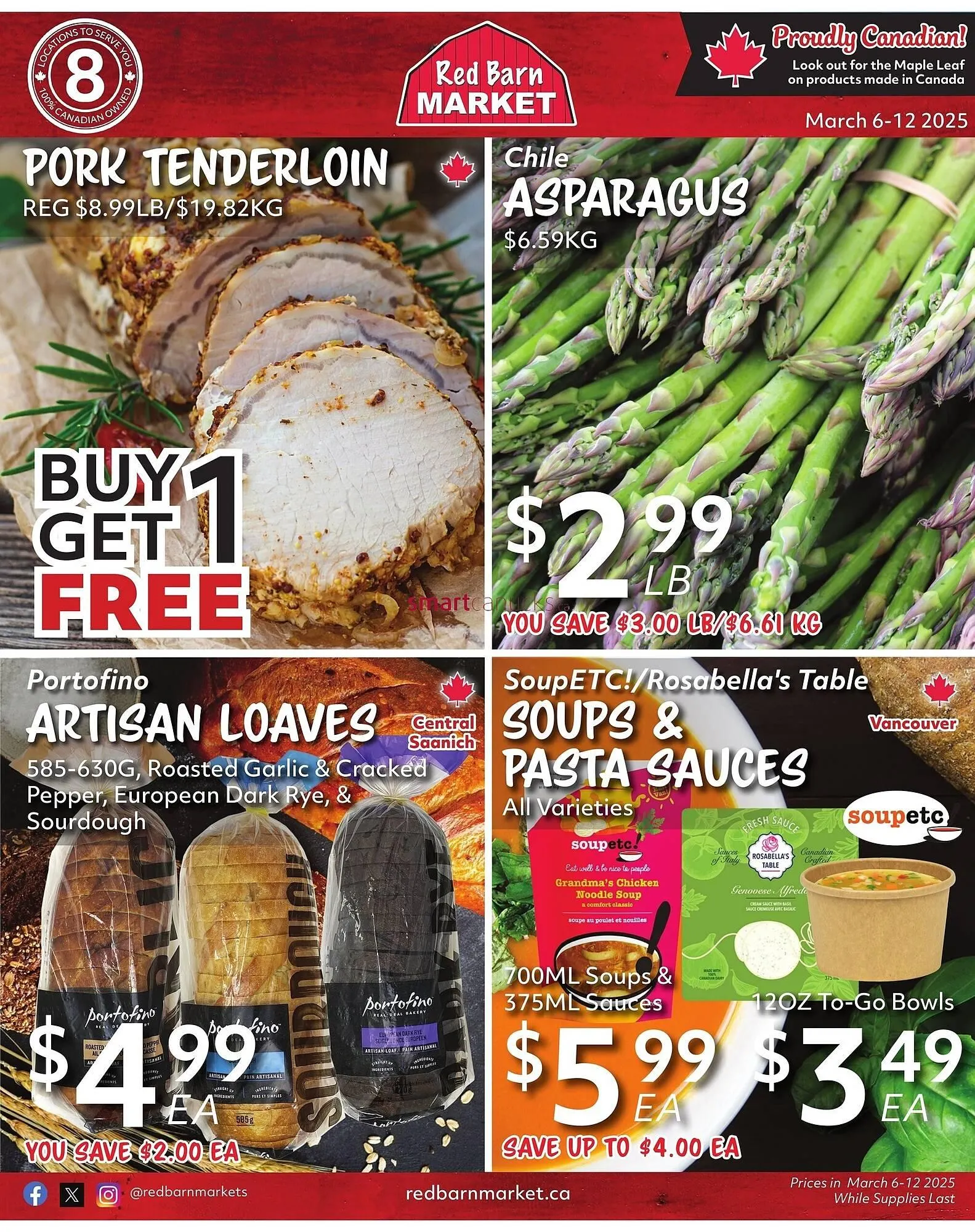 Red Barn Market flyer - 1