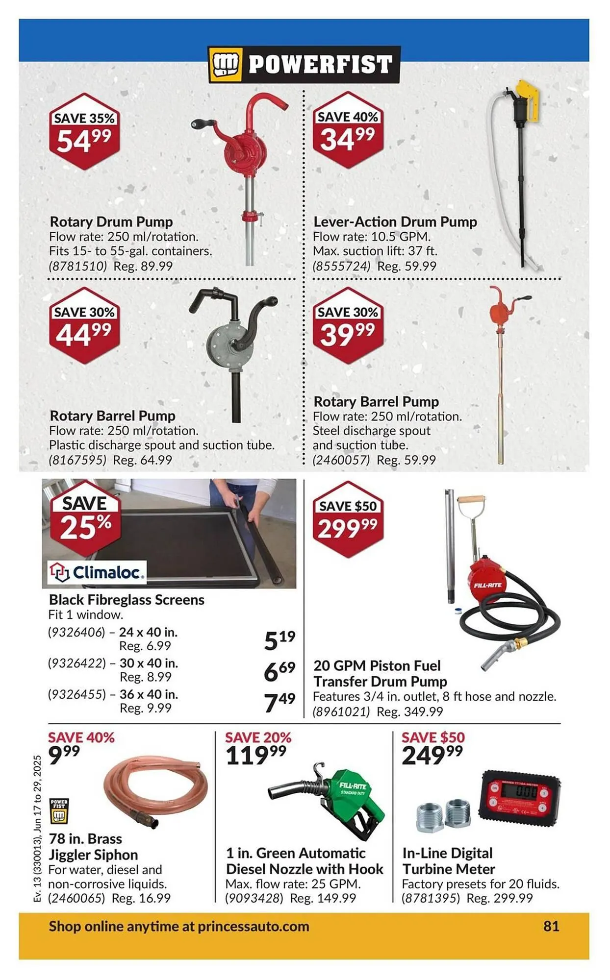 Princess Auto flyer from June 17 to June 29 2025 - flyer page 87