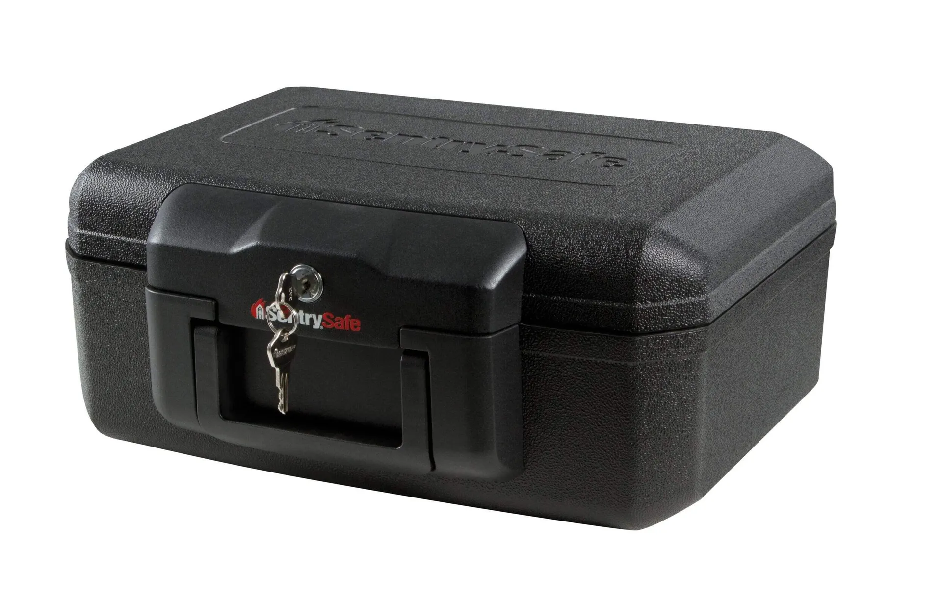 SentrySafe Small Fire Safe Security Chest with Key Lock, Black, 5-L
