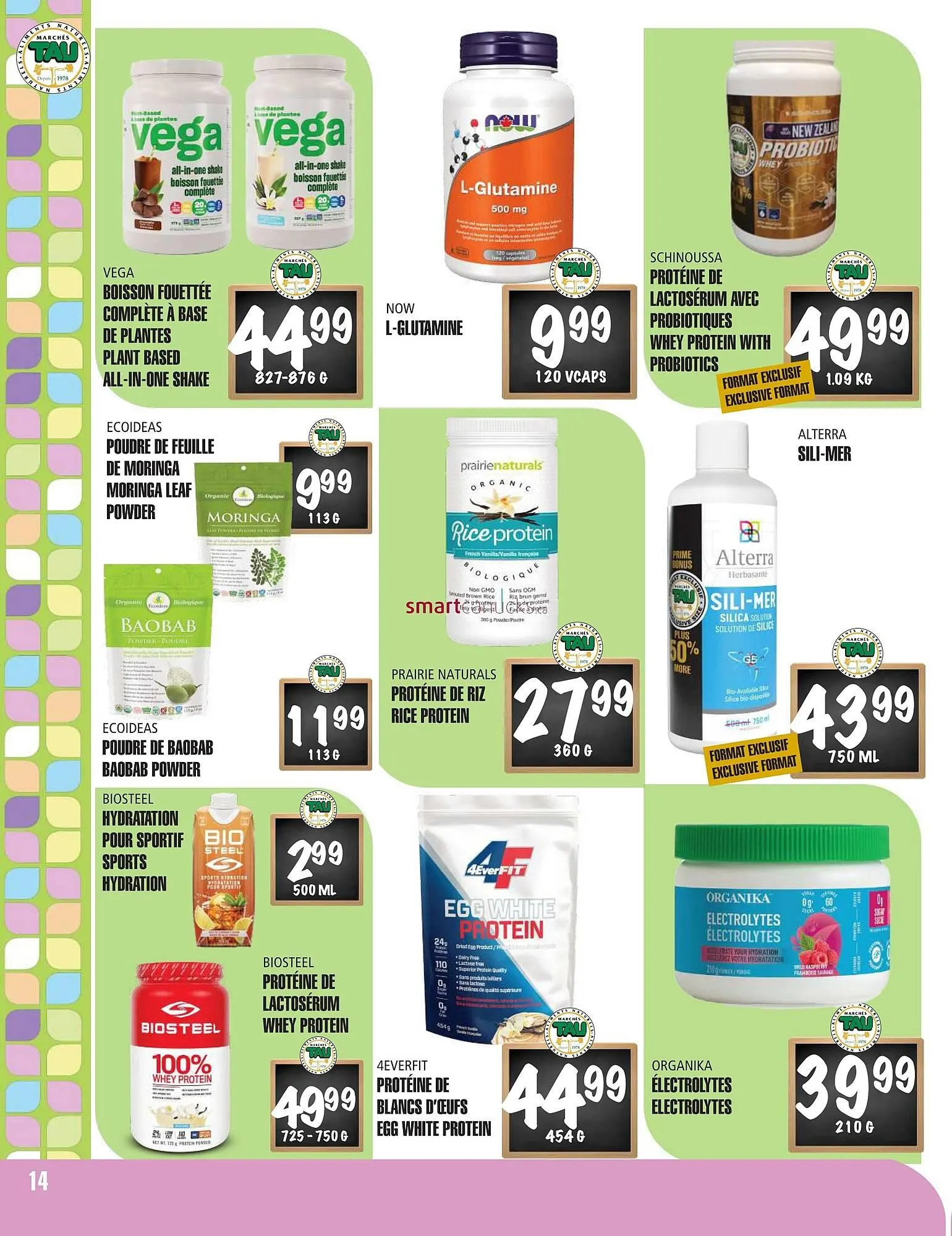 Marches Tau flyer from March 31 to April 13 2025 - flyer page 14