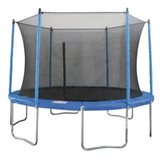 JumpTek Outdoor Round Trampoline with Safety Enclosure, 15-ft, Ages 5+