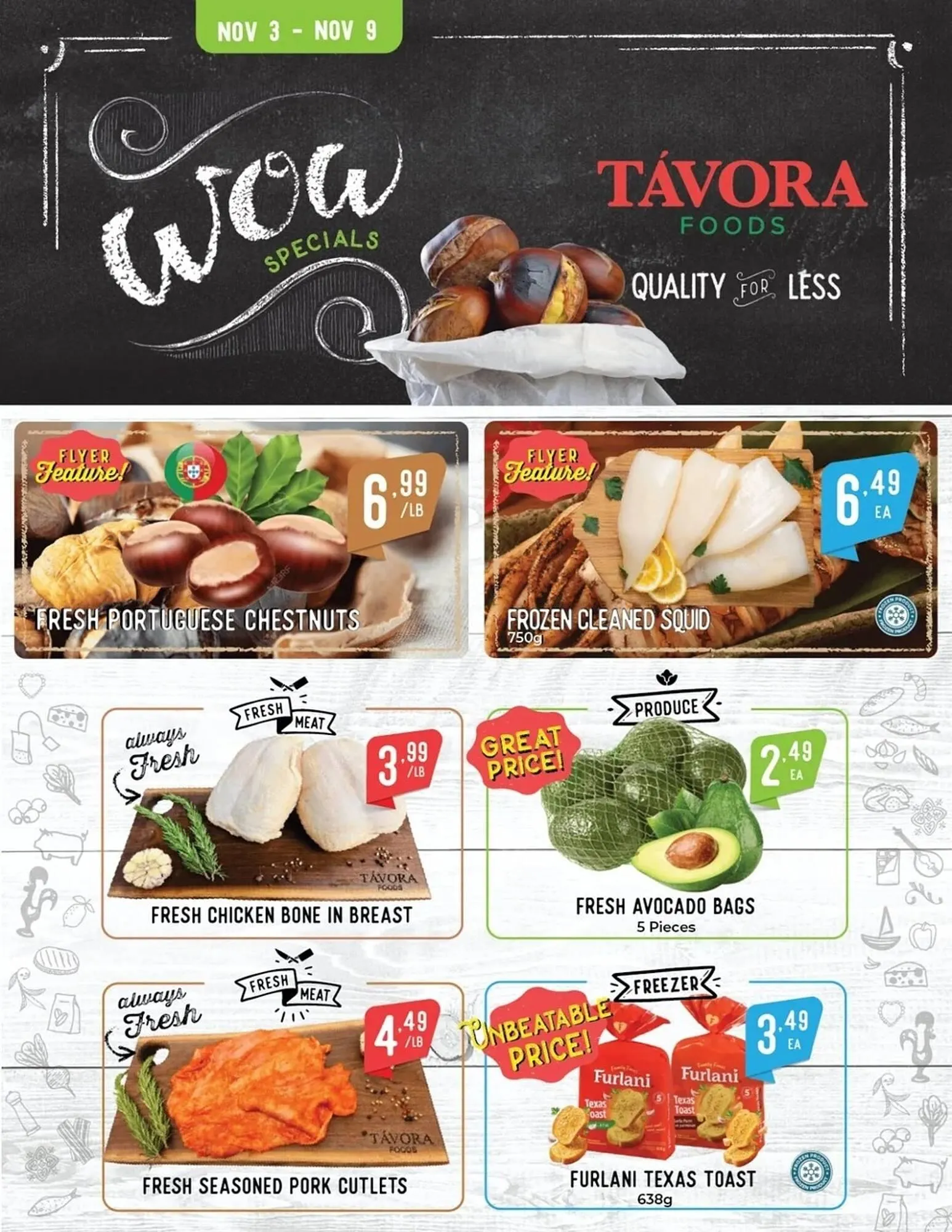 Tavora Foods flyer from November 5 to November 11 2025 - flyer page 1