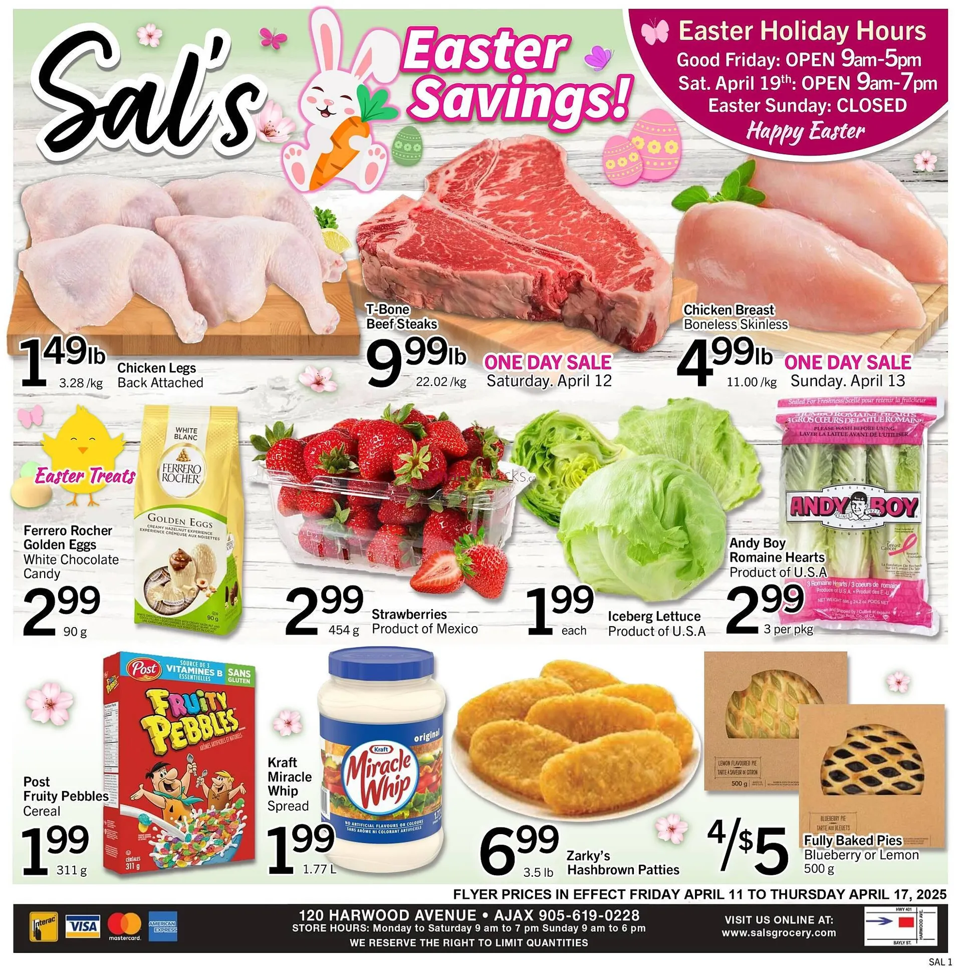 Sals Grocery flyer - 1