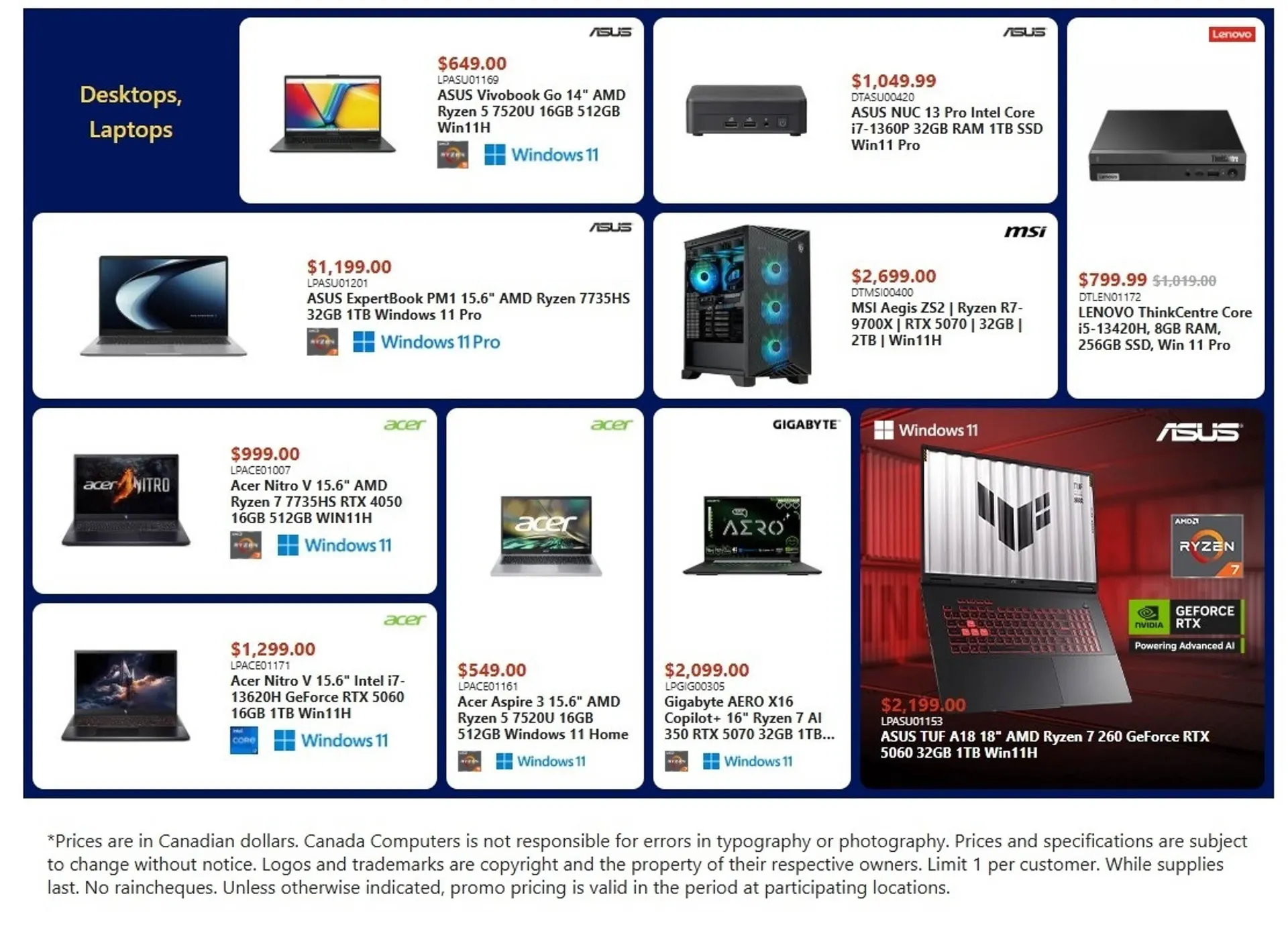 Canada Computers flyer - 1