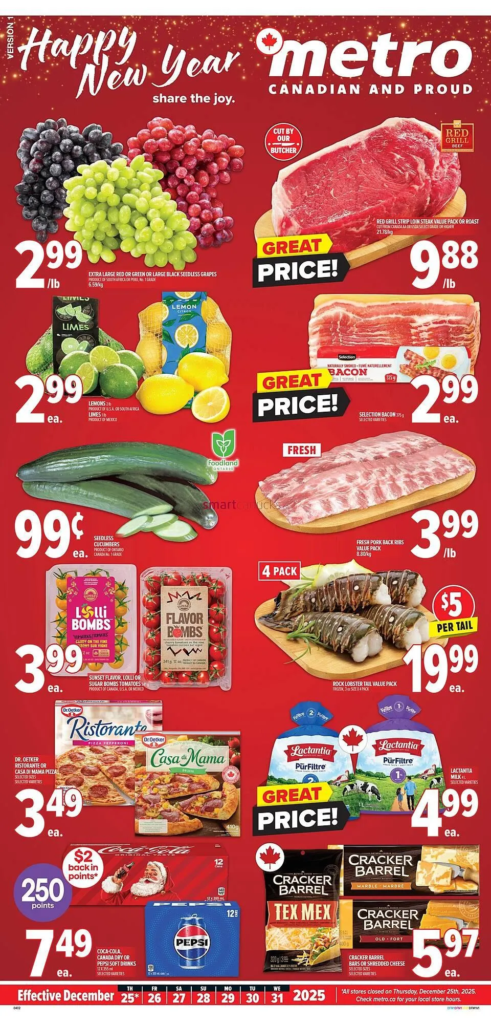 Metro flyer from December 25 to December 31 2025 - flyer page 2