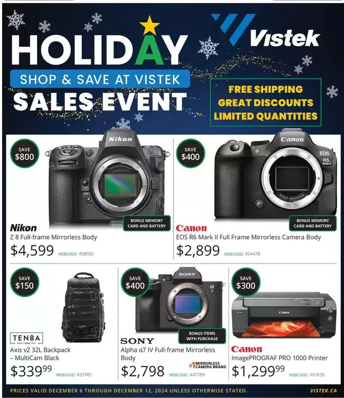 Holiday Sales Event - 1