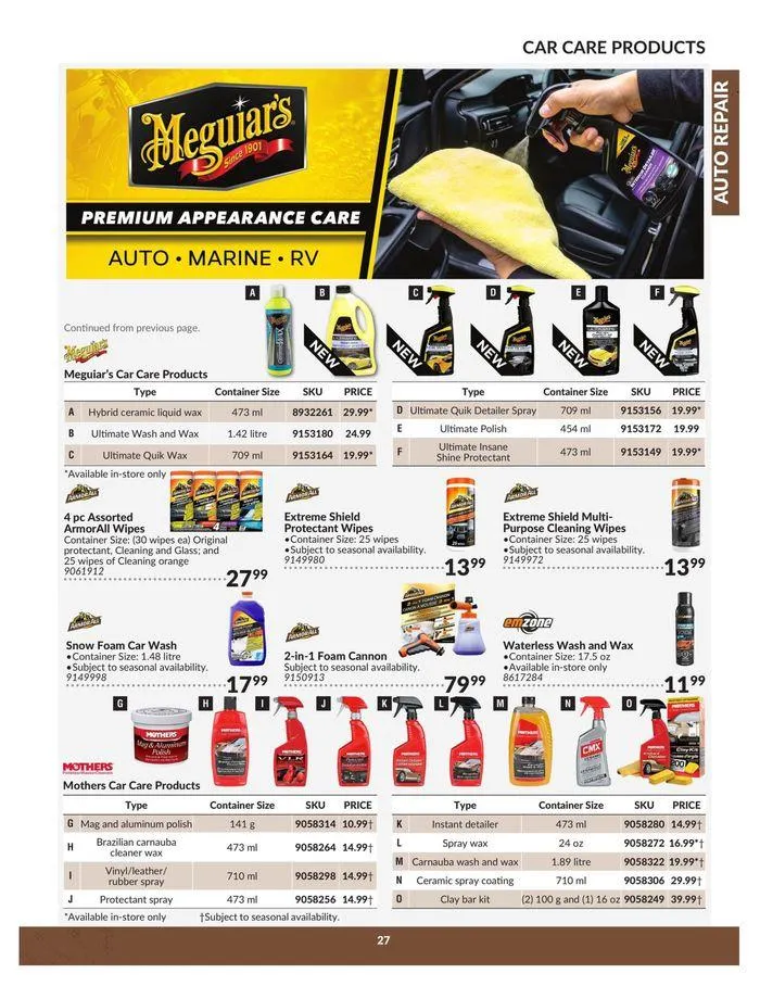 Auto Repair Catalogue from April 23 to April 22 2025 - flyer page 27