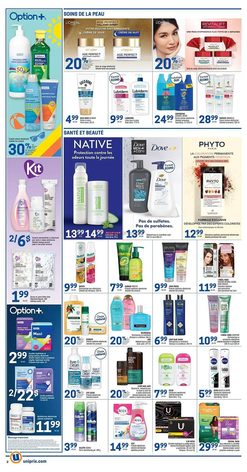 Uniprix flyer from July 31 to August 6 2025 - flyer page 4
