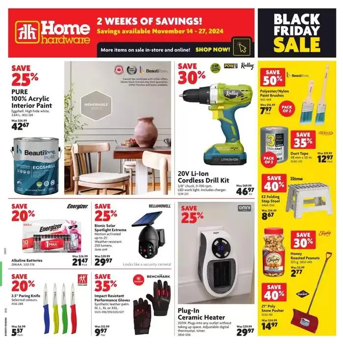 Exclusive bargains from November 14 to November 27 2024 - flyer page 1