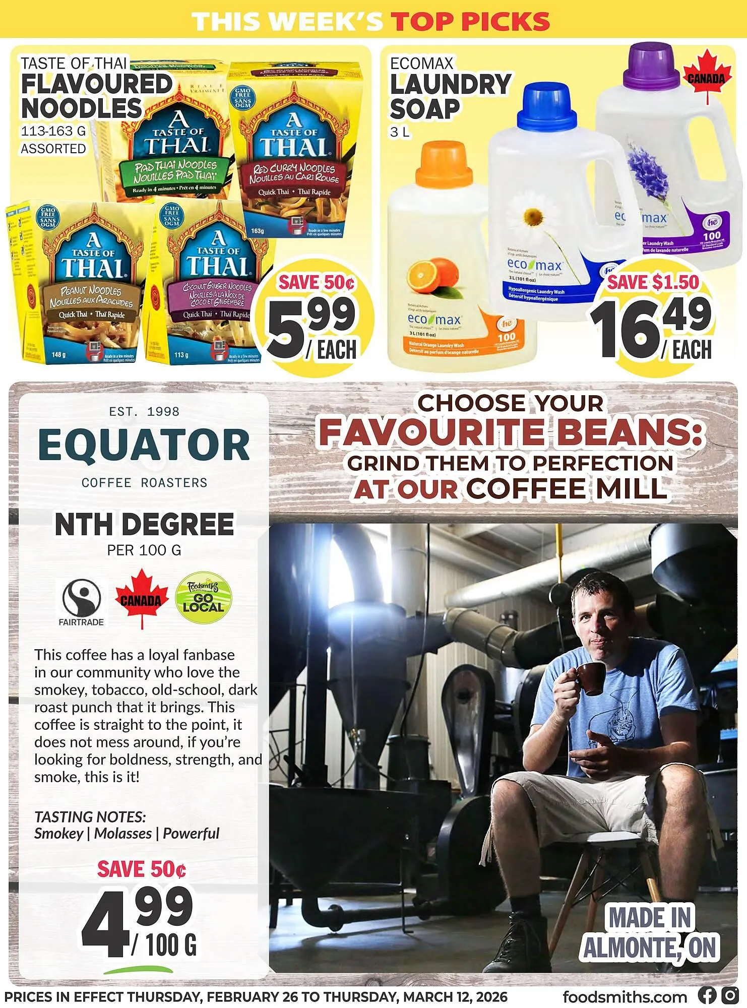 Foodsmiths flyer from February 26 to March 12 2026 - flyer page 6