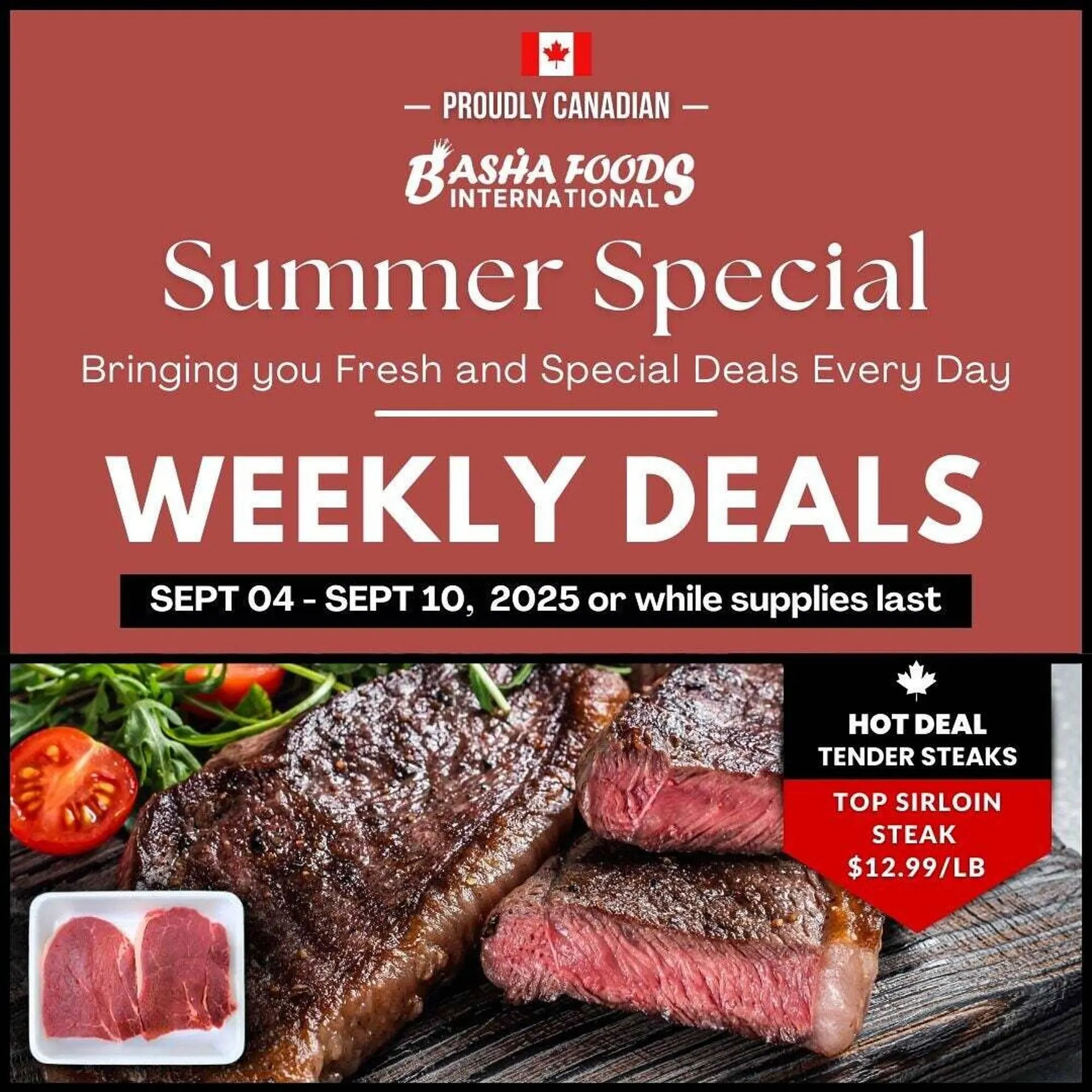 Basha Foods flyer from September 4 to September 8 2025 - flyer page 1