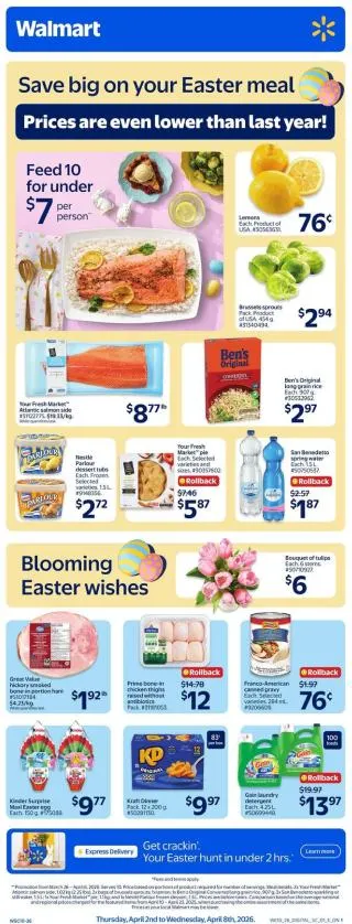 Walmart Flyer from April 2 to April 8 2026 - flyer page 1