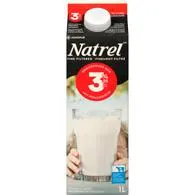 Lait homogénéisé 3,25 % finement filtré