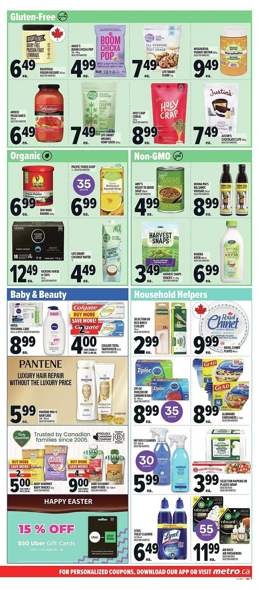 Metro flyer from April 9 to April 16 2025 - flyer page 19