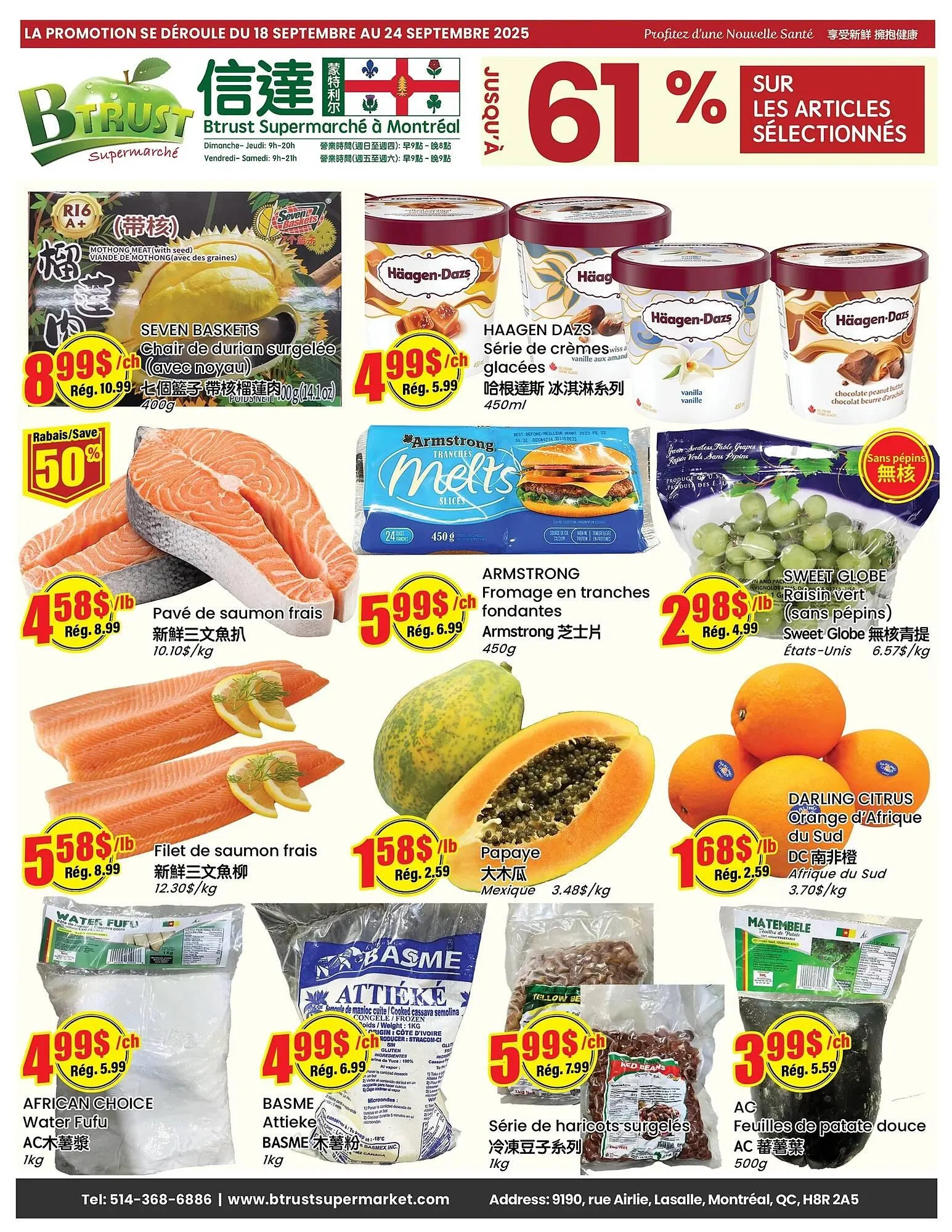 Btrust Supermarket flyer from September 18 to September 24 2025 - flyer page 1