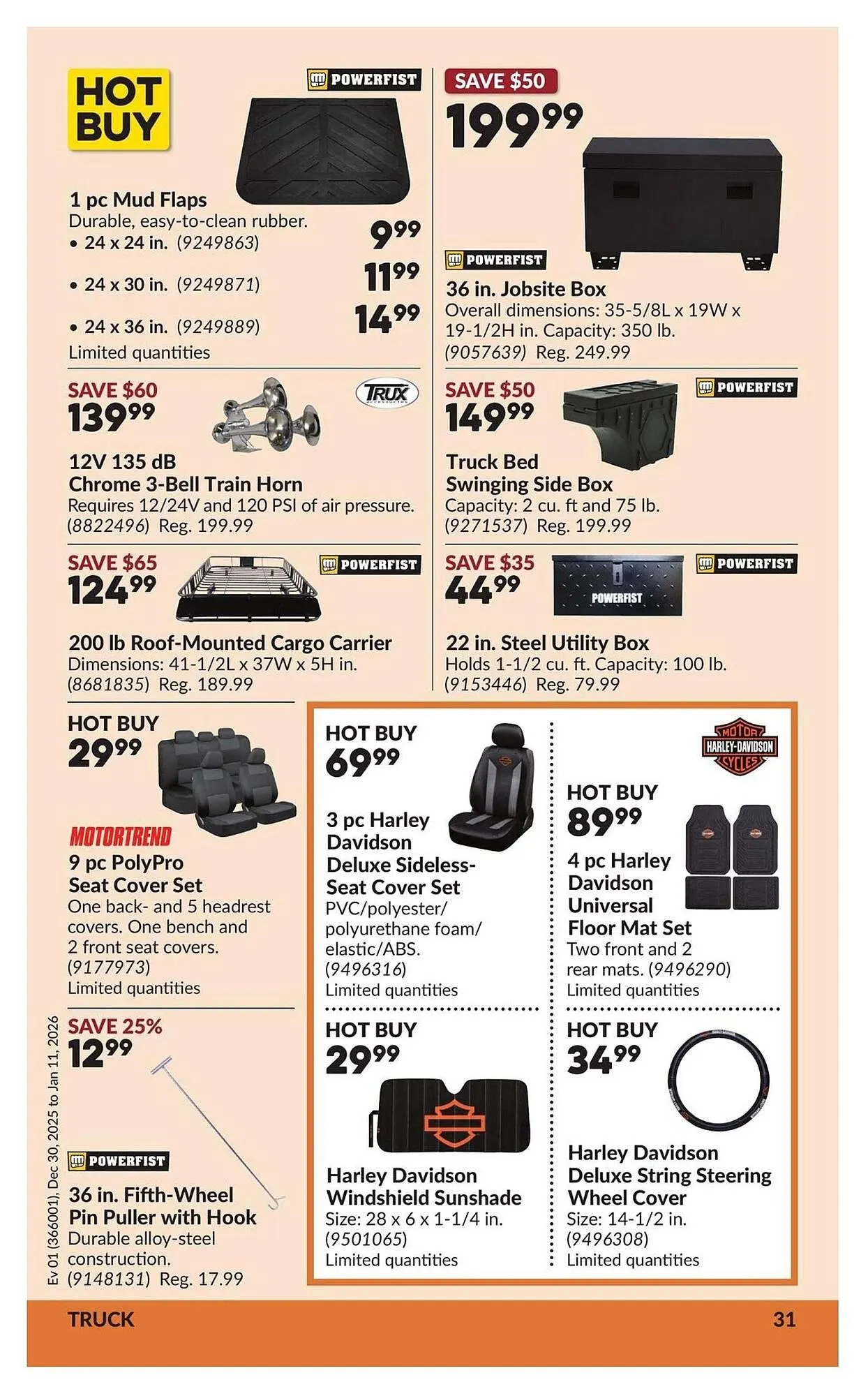 Princess Auto flyer from December 26 to January 2 2026 - flyer page 35