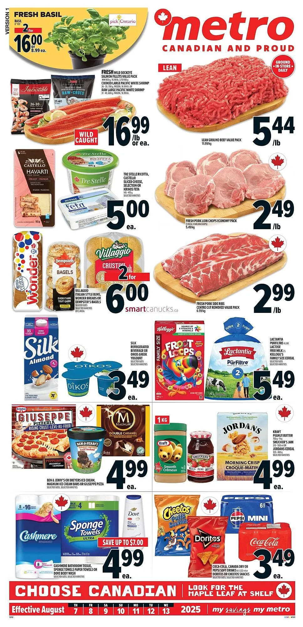 Metro flyer from August 7 to August 13 2025 - flyer page 2