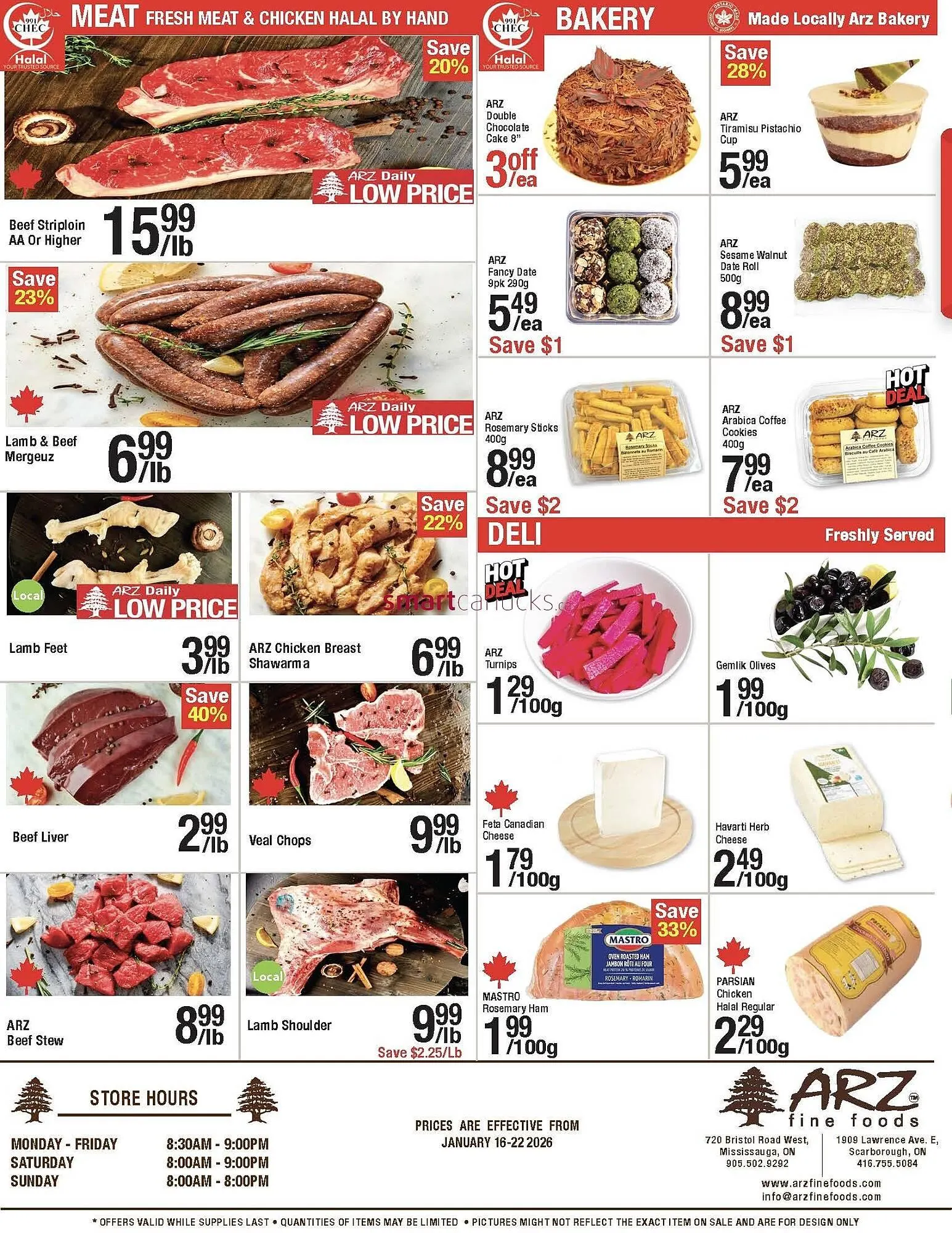 Arz Fine Foods flyer from January 16 to January 22 2026 - flyer page 4