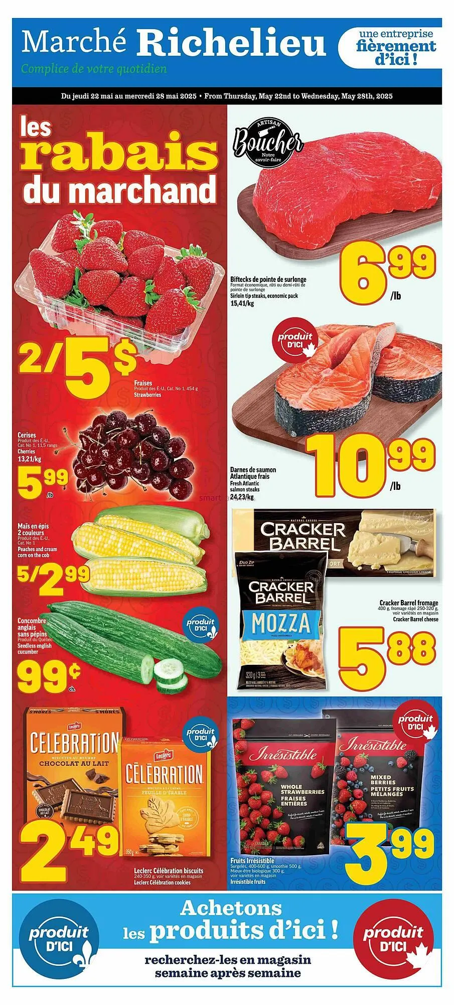 Marché Richelieu flyer from May 22 to June 11 2025 - flyer page 1