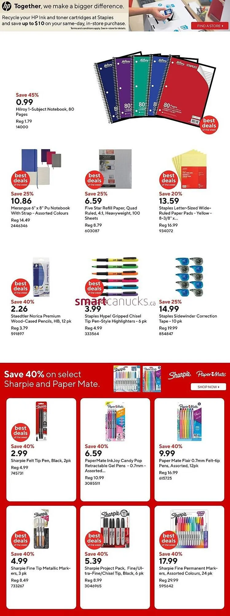 Staples flyer from April 24 to May 4 2025 - flyer page 12