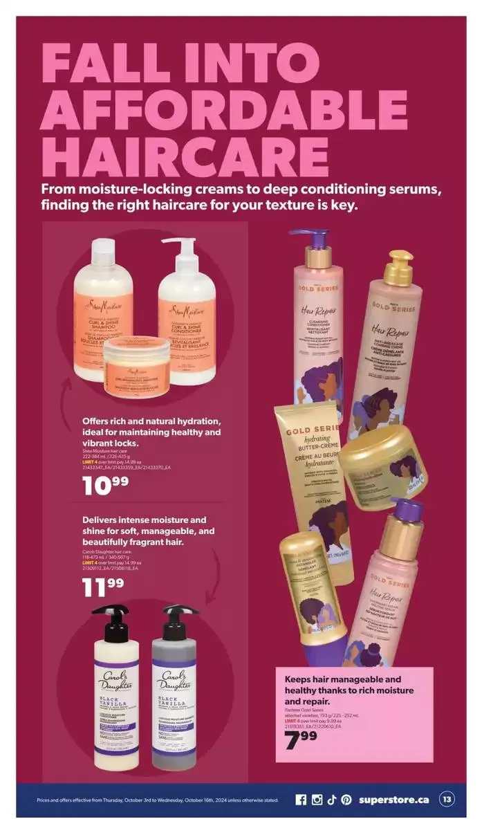 Offers for bargain hunters from October 4 to October 16 2024 - flyer page 13