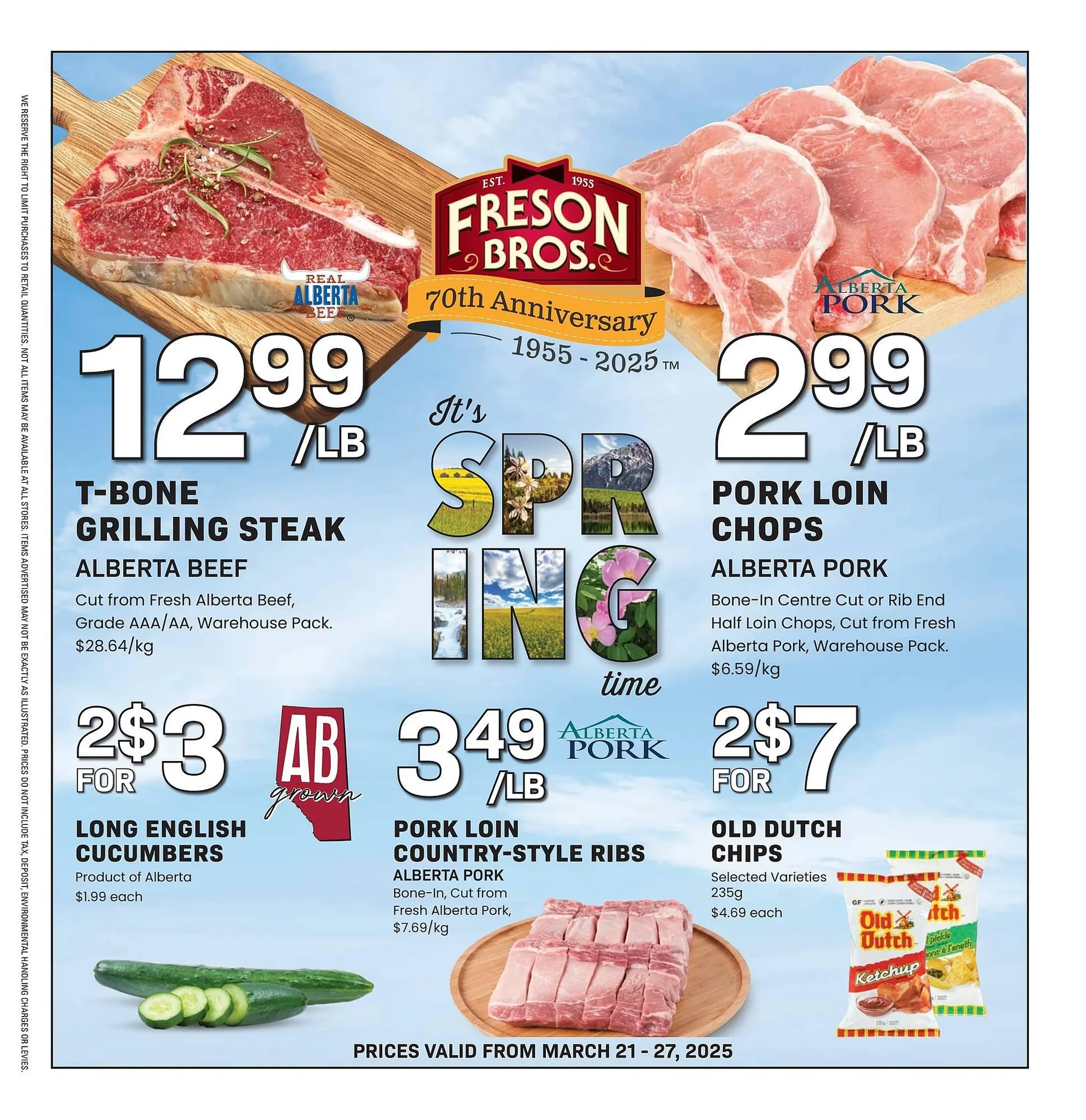Freson Bros flyer from March 16 to March 29 2025 - flyer page 1