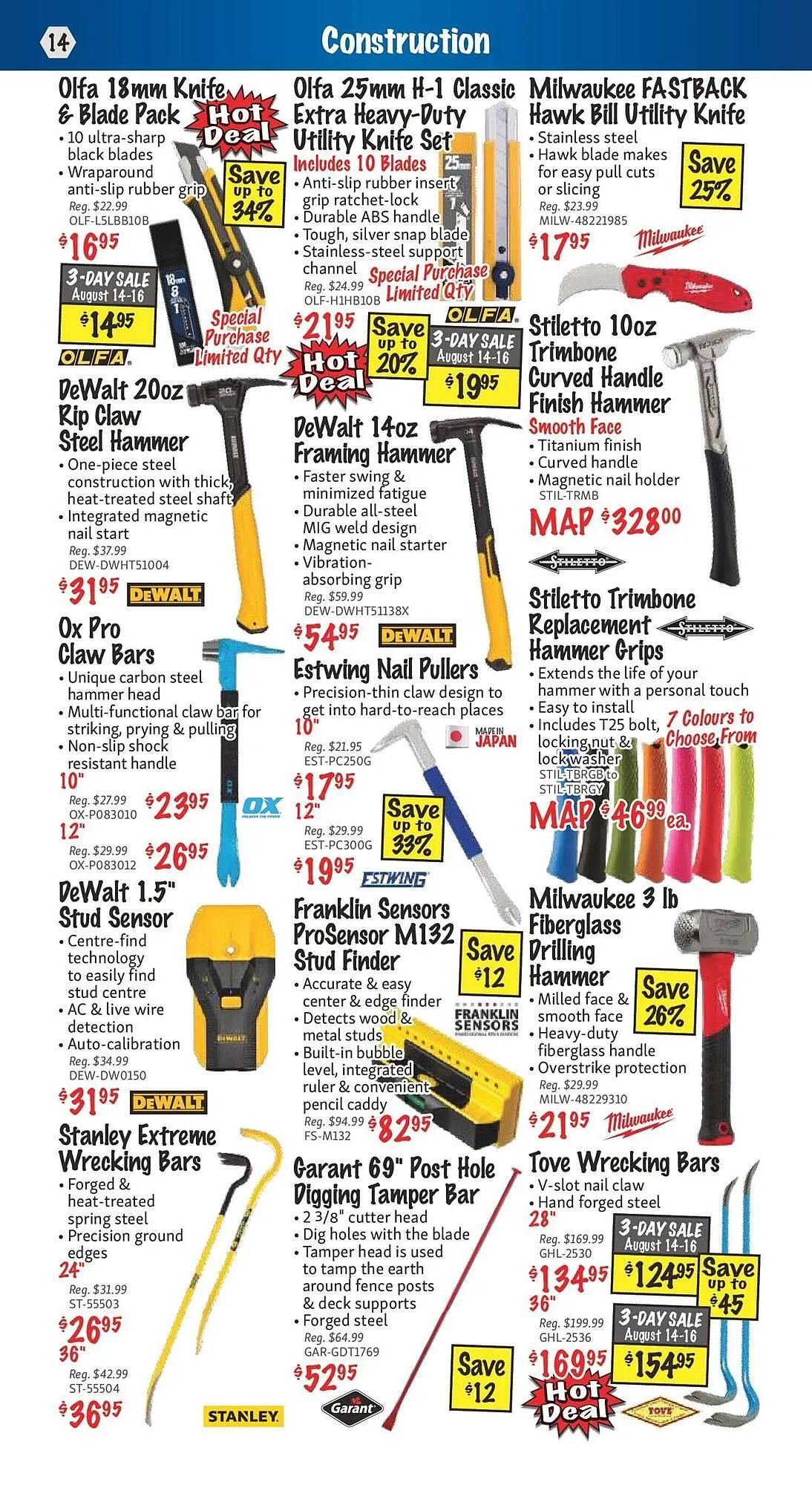KMS Tools flyer from August 1 to August 8 2025 - flyer page 14