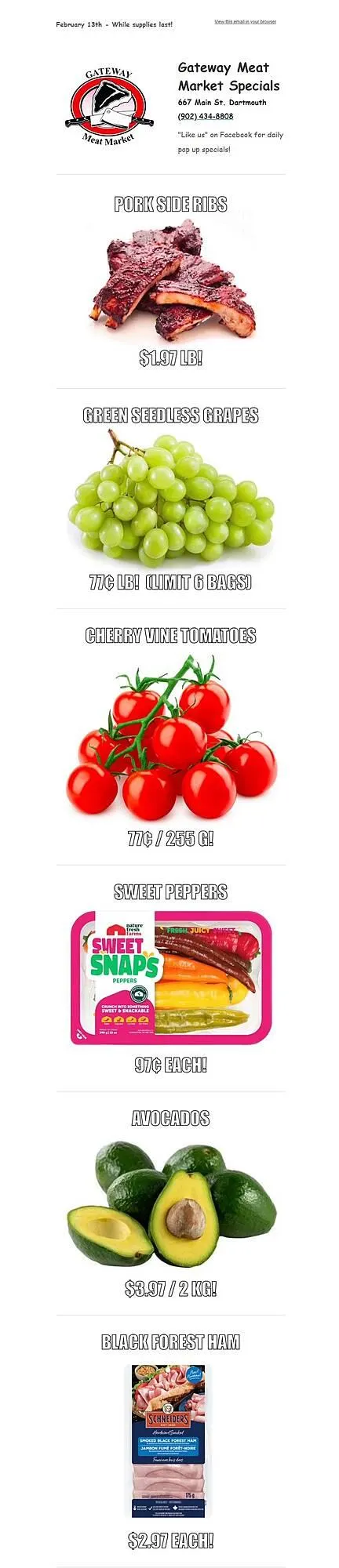 Grocery Gateway flyer - 1