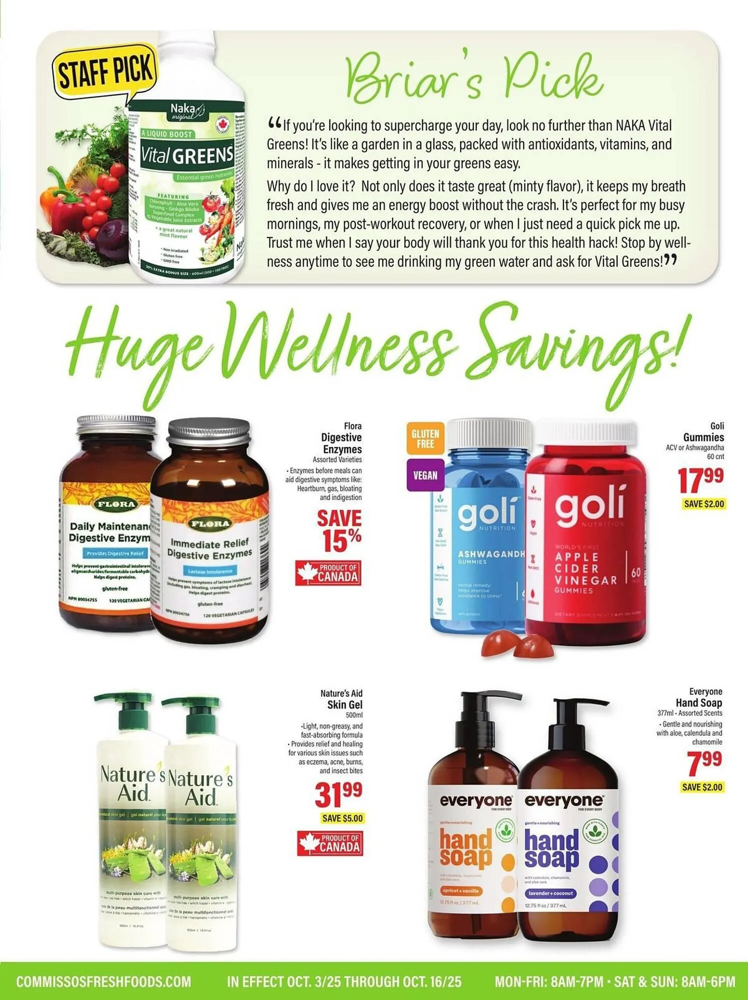 Commisso's Fresh Foods flyer from October 3 to October 16 2025 - flyer page 2