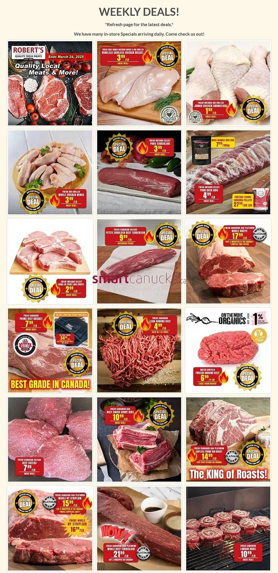 Roberts Fresh and Boxed Meats flyer - 1