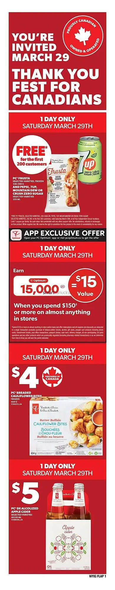 Loblaws flyer from March 27 to April 2 2025 - flyer page 1