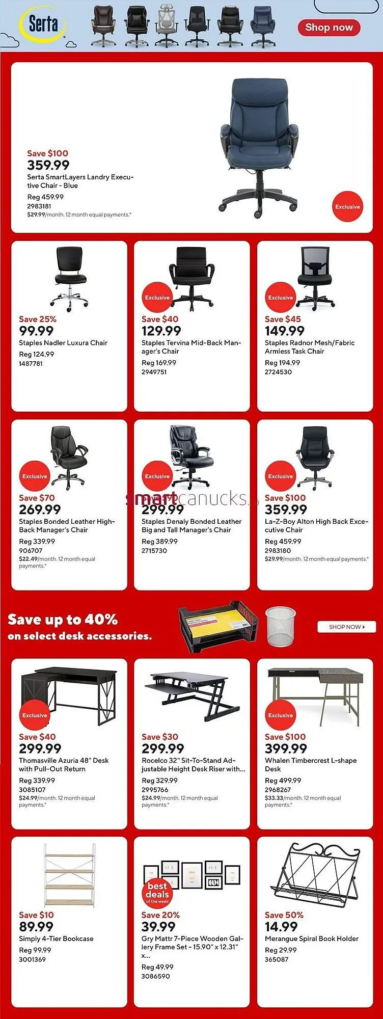 Staples flyer from May 30 to June 5 2025 - flyer page 12