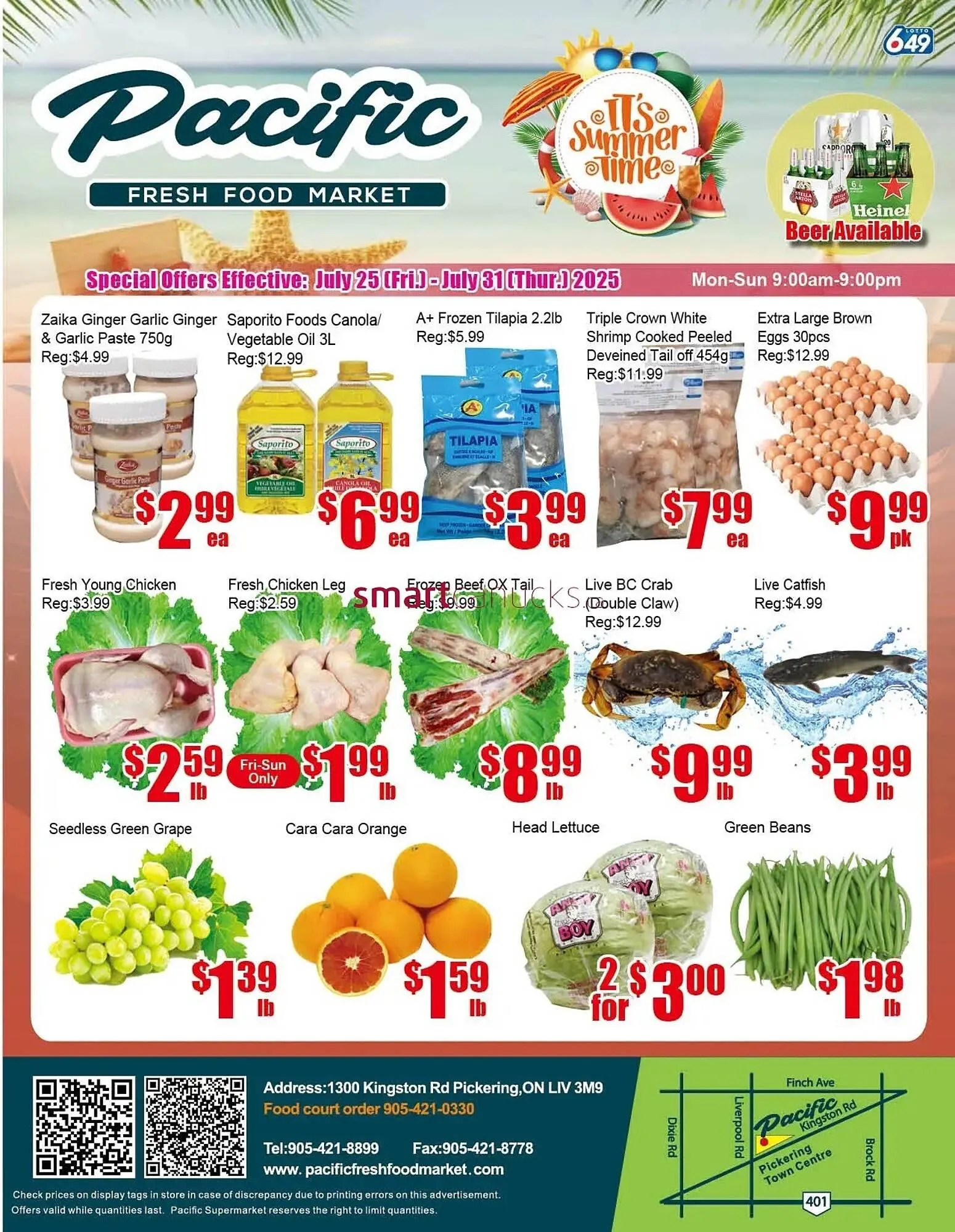 New Pacific Supermarket flyer - 1