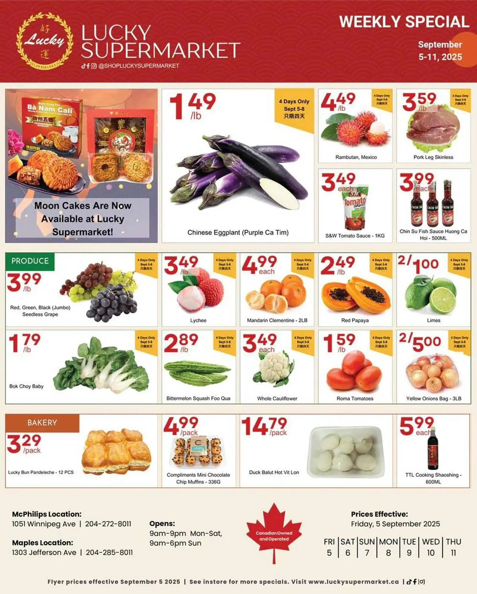 Lucky Supermarket flyer from September 5 to September 11 2025 - flyer page 1