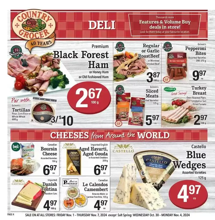 Offers for bargain hunters from October 31 to November 14 2024 - flyer page 4