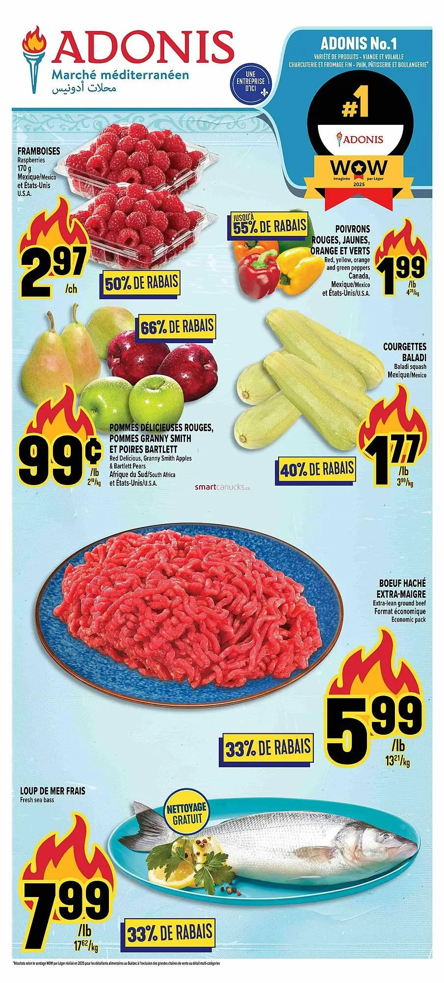 Marché Adonis flyer from April 24 to May 7 2025 - flyer page 1