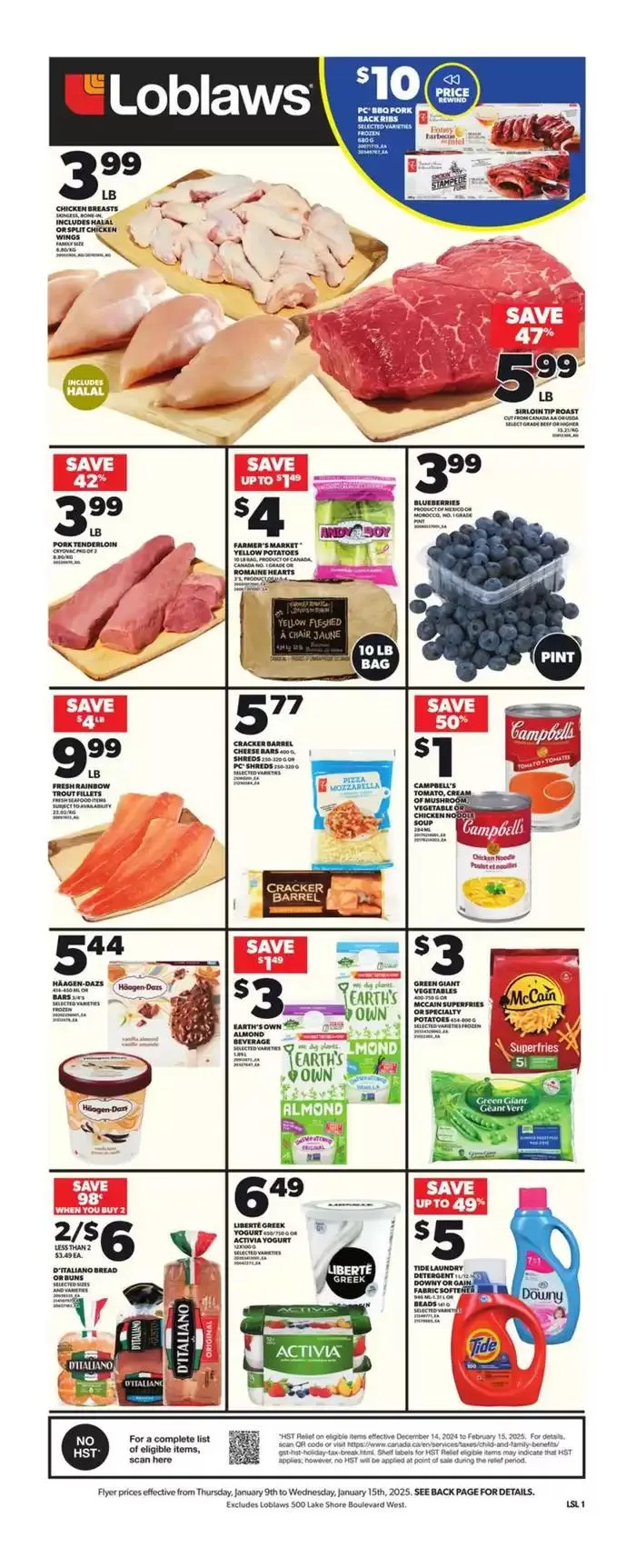 Weekly Flyer from January 9 to January 15 2025 - flyer page 1