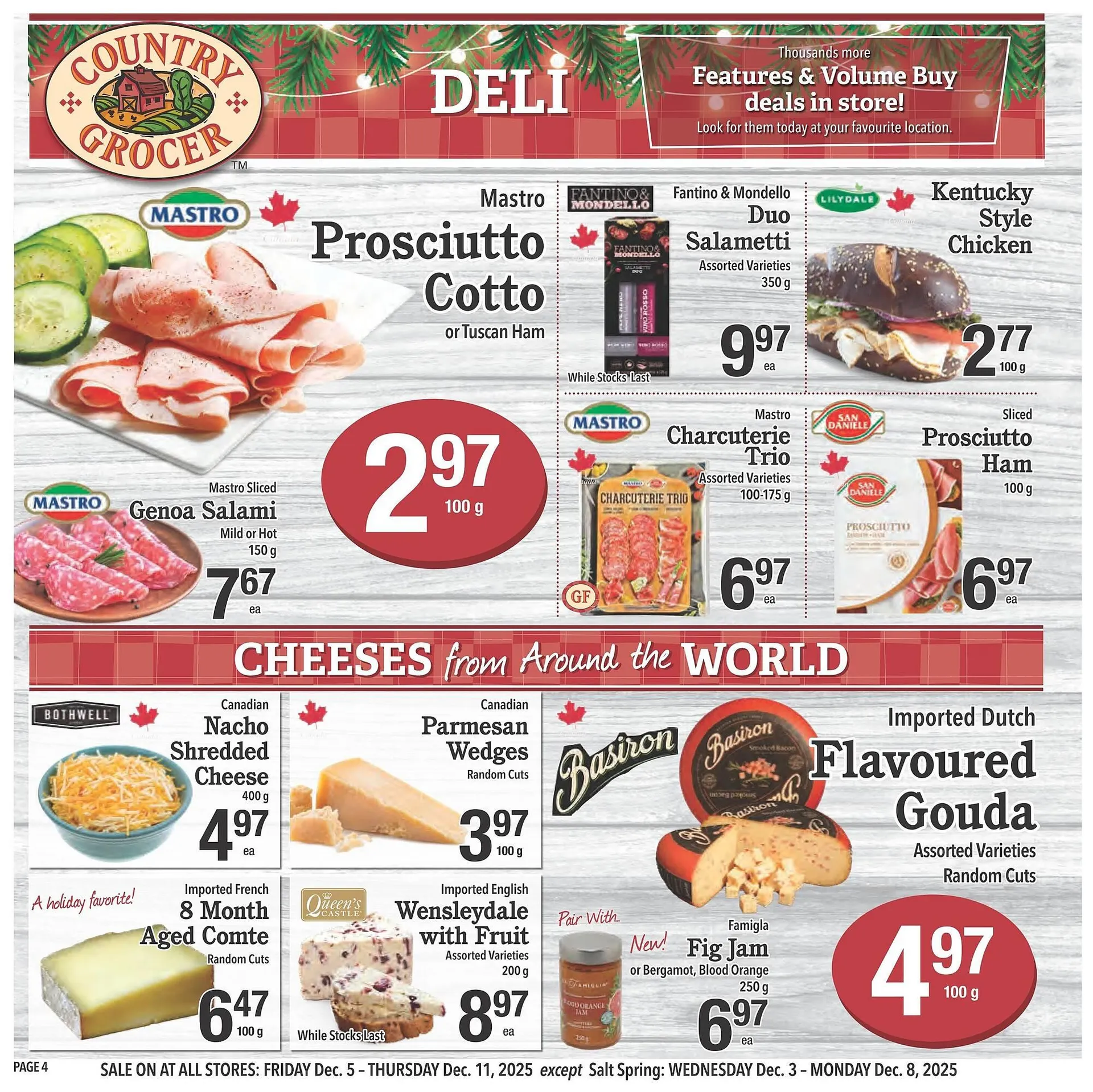 Country Grocer flyer from December 4 to December 10 2025 - flyer page 4