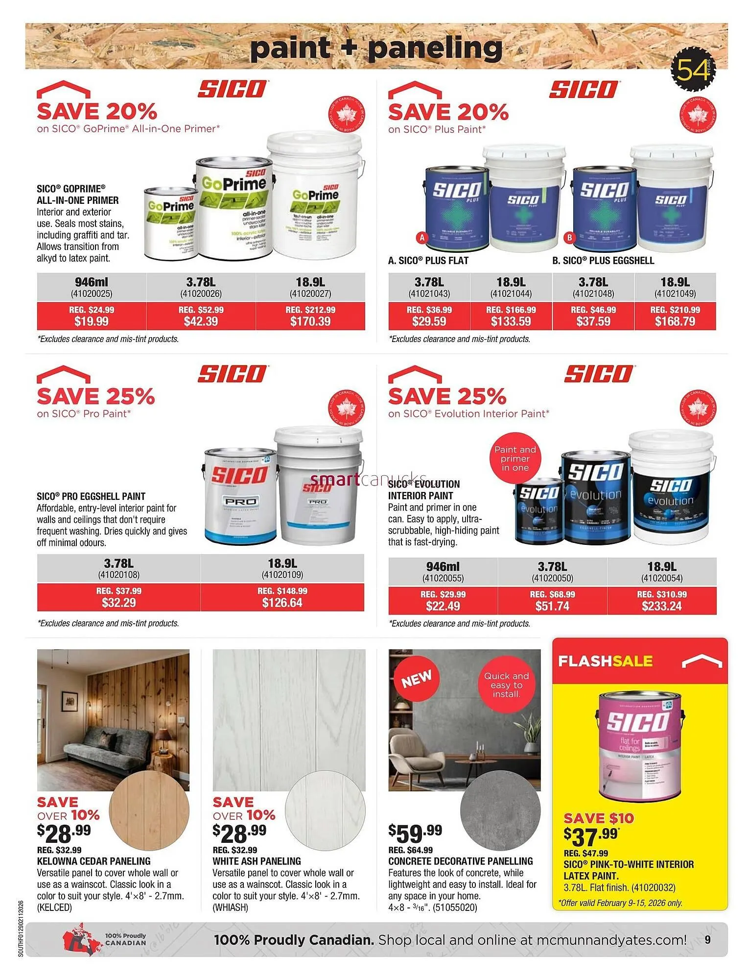 McMunn & Yates Building Supplies flyer from January 29 to February 11 2026 - flyer page 9
