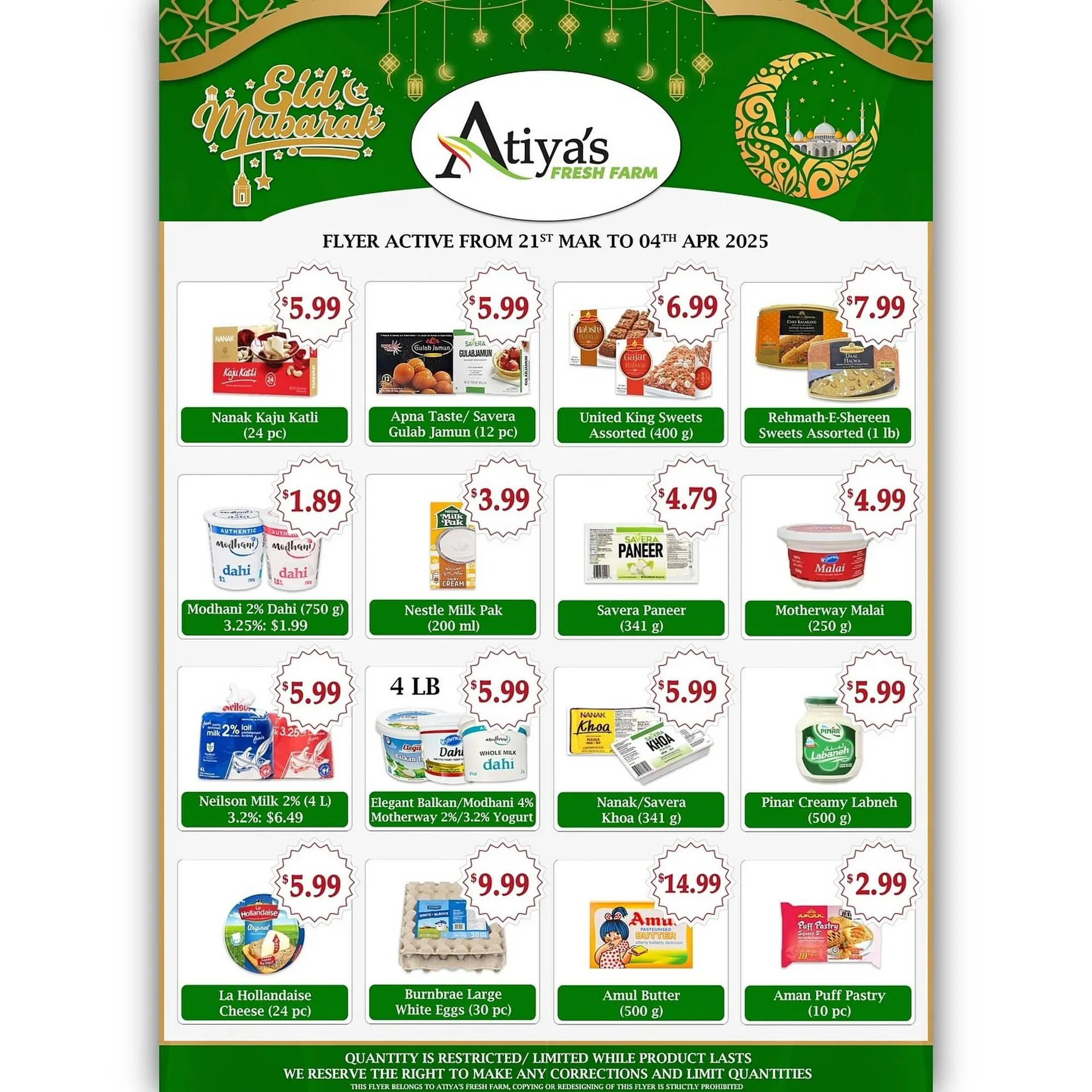 Atiya's Fresh Farm flyer from March 21 to April 4 2025 - flyer page 4