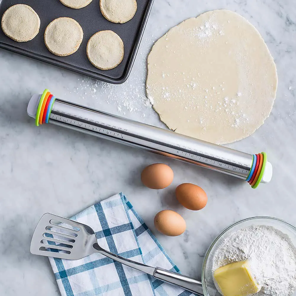 KSP Colour Splash Adjustable Rolling Pin (Multi Colour)