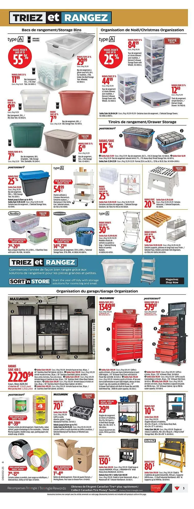 Canadian Tire flyer from January 2 to January 15 2025 - flyer page 3