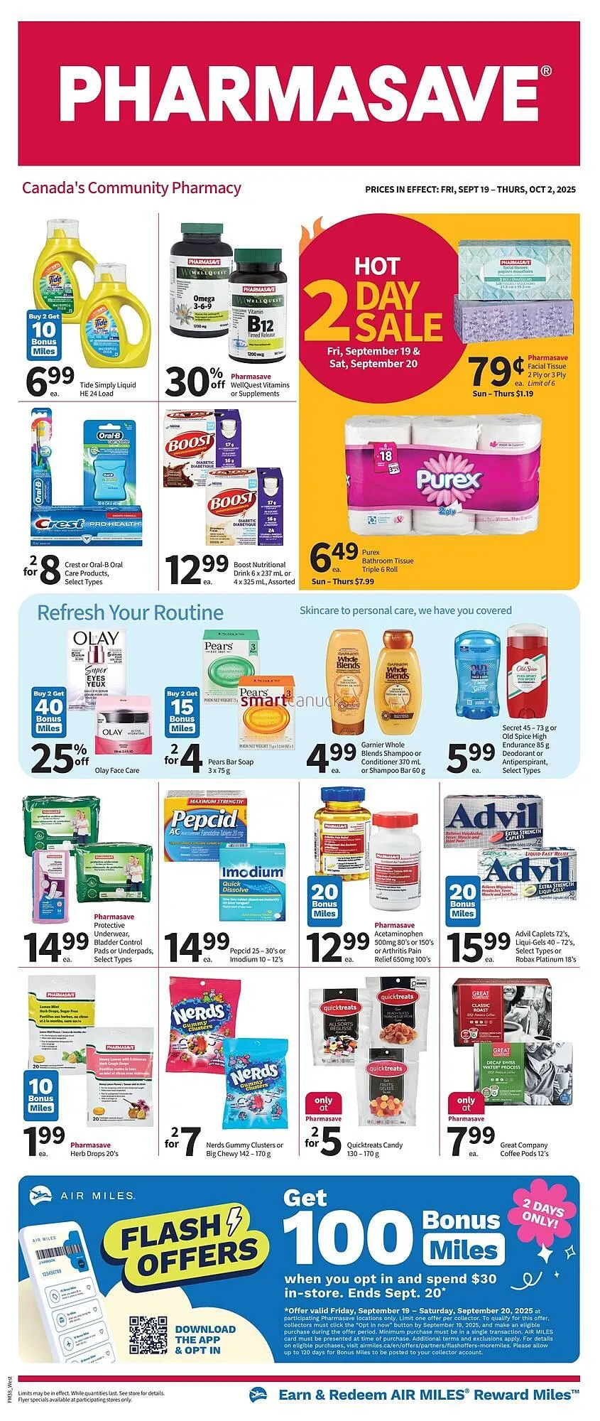 Pharmasave flyer from September 19 to October 2 2025 - flyer page 1