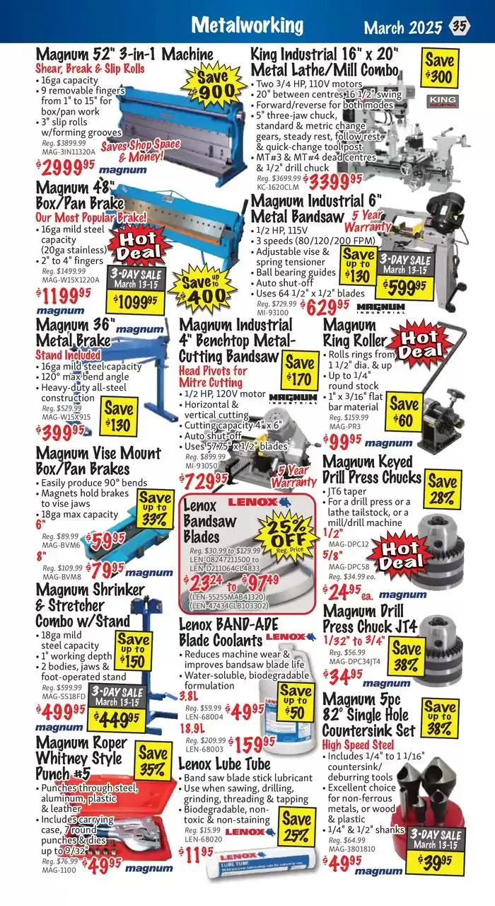 KMS Tools from March 13 to March 31 2025 - flyer page 35