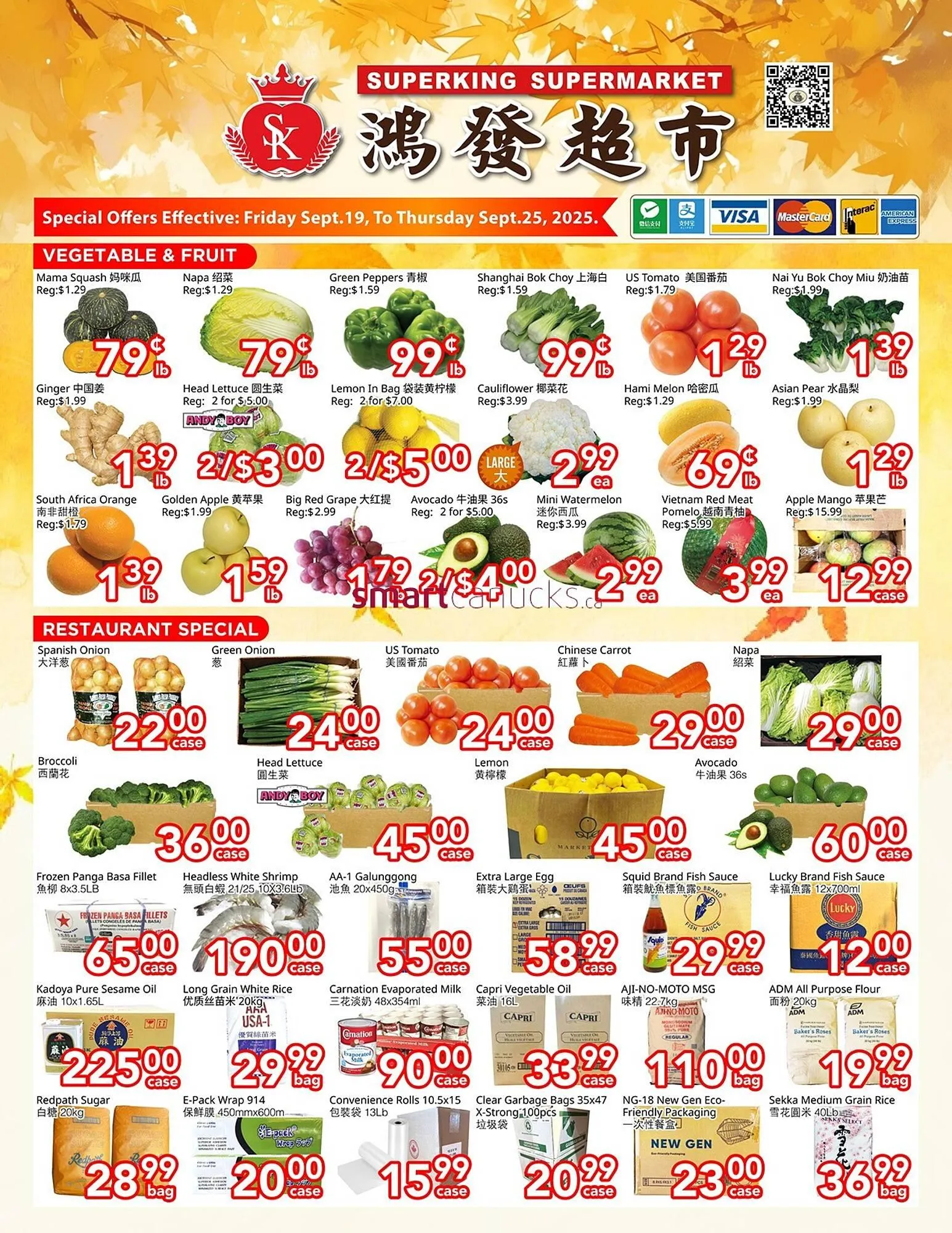Superking Supermarket flyer from September 19 to September 25 2025 - flyer page 1